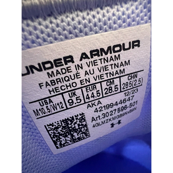Under Armour HOVR Apparition Celeste Ivory Dune Size M10.5/W12 - Picture 3 of 12
